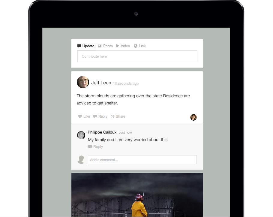 Echo Live Blog Screenshot Echo Live Blog
